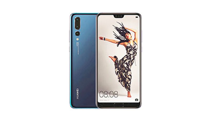 Smartphone Huawei P20 Pro avec écran OLED de 6,1 pouces allumé